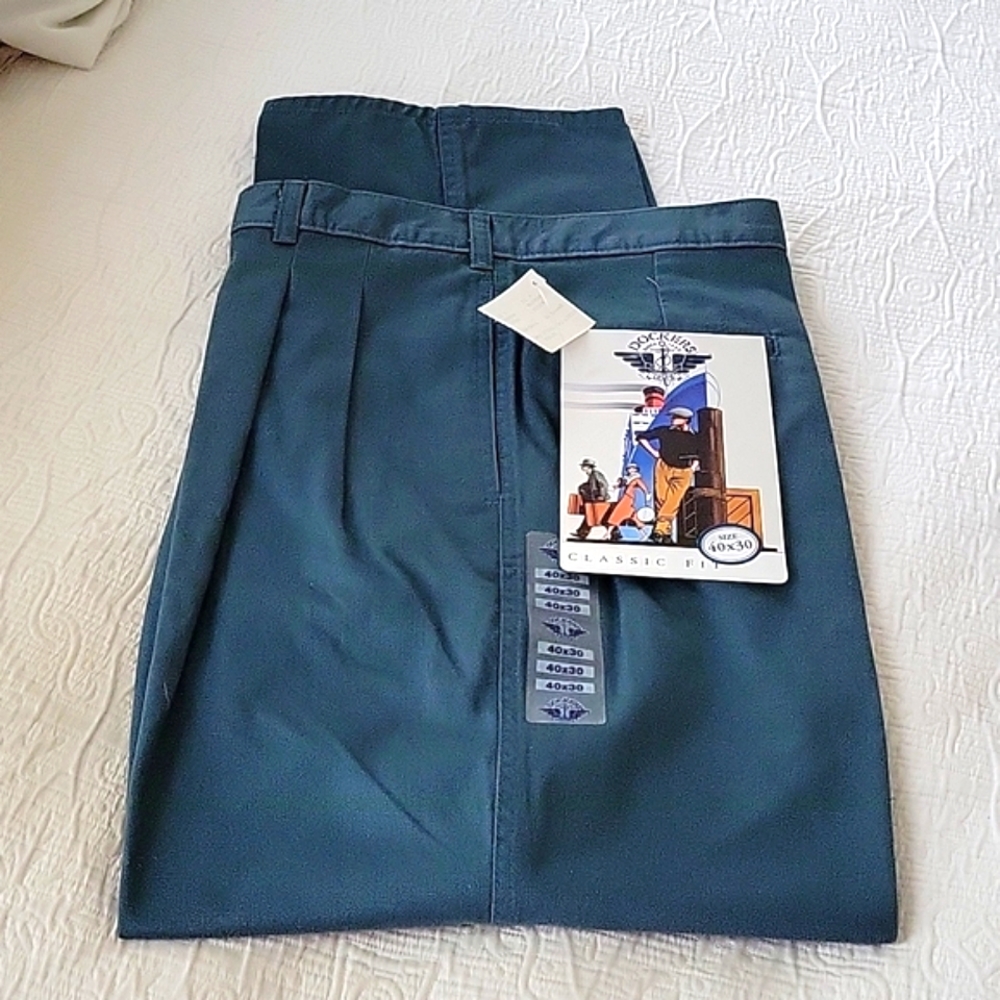 Dockers Classic Fit Blue Pants- 40x30